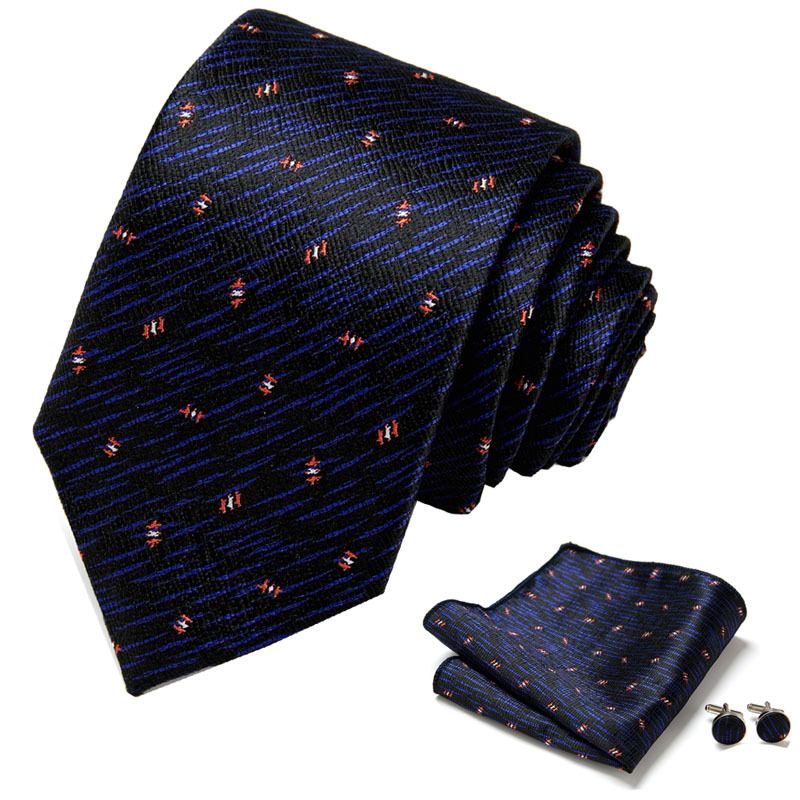Slips Herre Business Profesjonell Kjole 3-delt Sett Stripet Gaveeske Polyester Silke 7.5 cm Emballasje