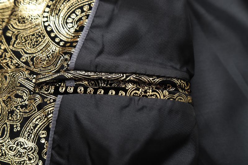2023 Menns Fritidsdress Bronzing Suit Slim Top Coat Stor Størrelse Frakk